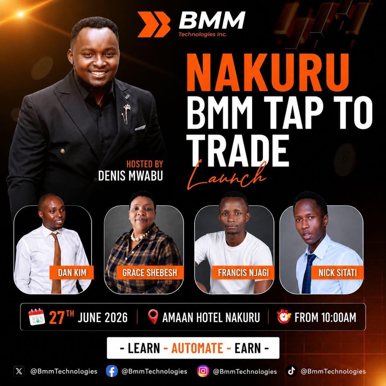 BMM Tap to Trade Tour — Nakuru